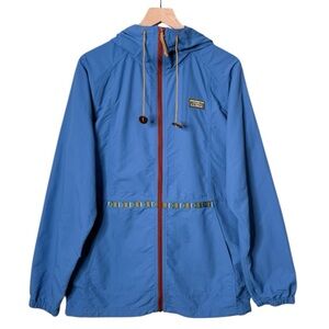 L.L. Bean‎ Men’s Mountain Classic Full Zip Jacket Hooded Retro Blue Medium Tall